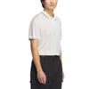 Adidas Gestricktes Golf-Soft-Knit-Sport-Kurzarm-Poloshirt Herren Poloshirts Weiß JE8308