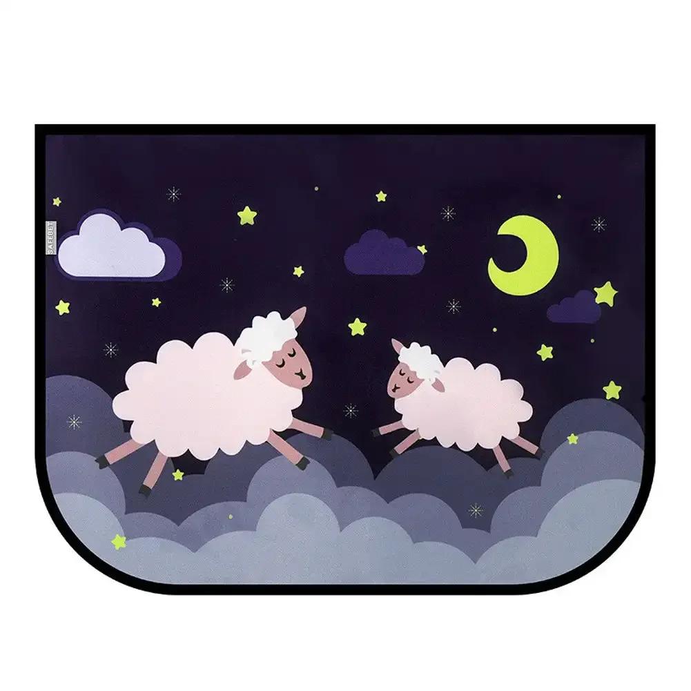 Car Magnetic Curtain In The Car Window Sunshade Cover Cartoon Universal Side Window Sunshade UV Protection For Kid Baby Children