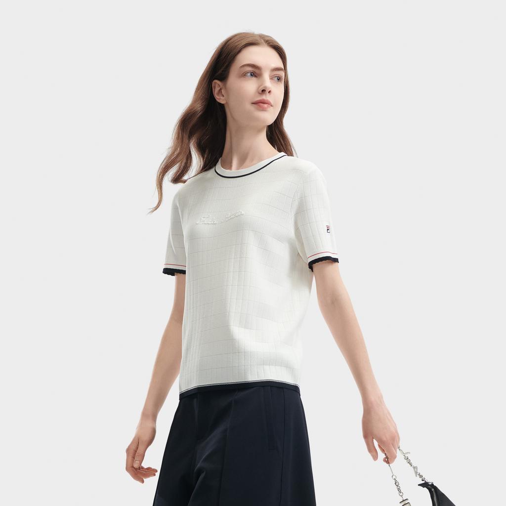 New FILA Knitwear Women's White F11W421403FWT