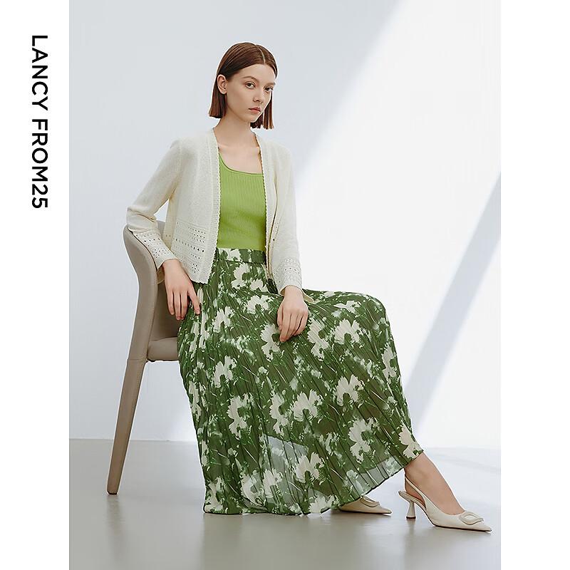 Langzi Elegant Open-Front Knit Cardigan