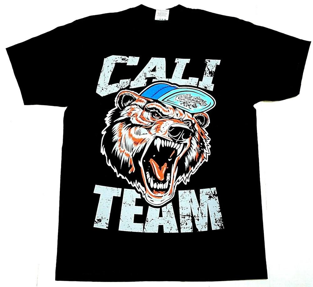 CALI TEAM T-shirt California Republic Bear Urban Streetwear Men s Tee New Unisex T-Shirt M