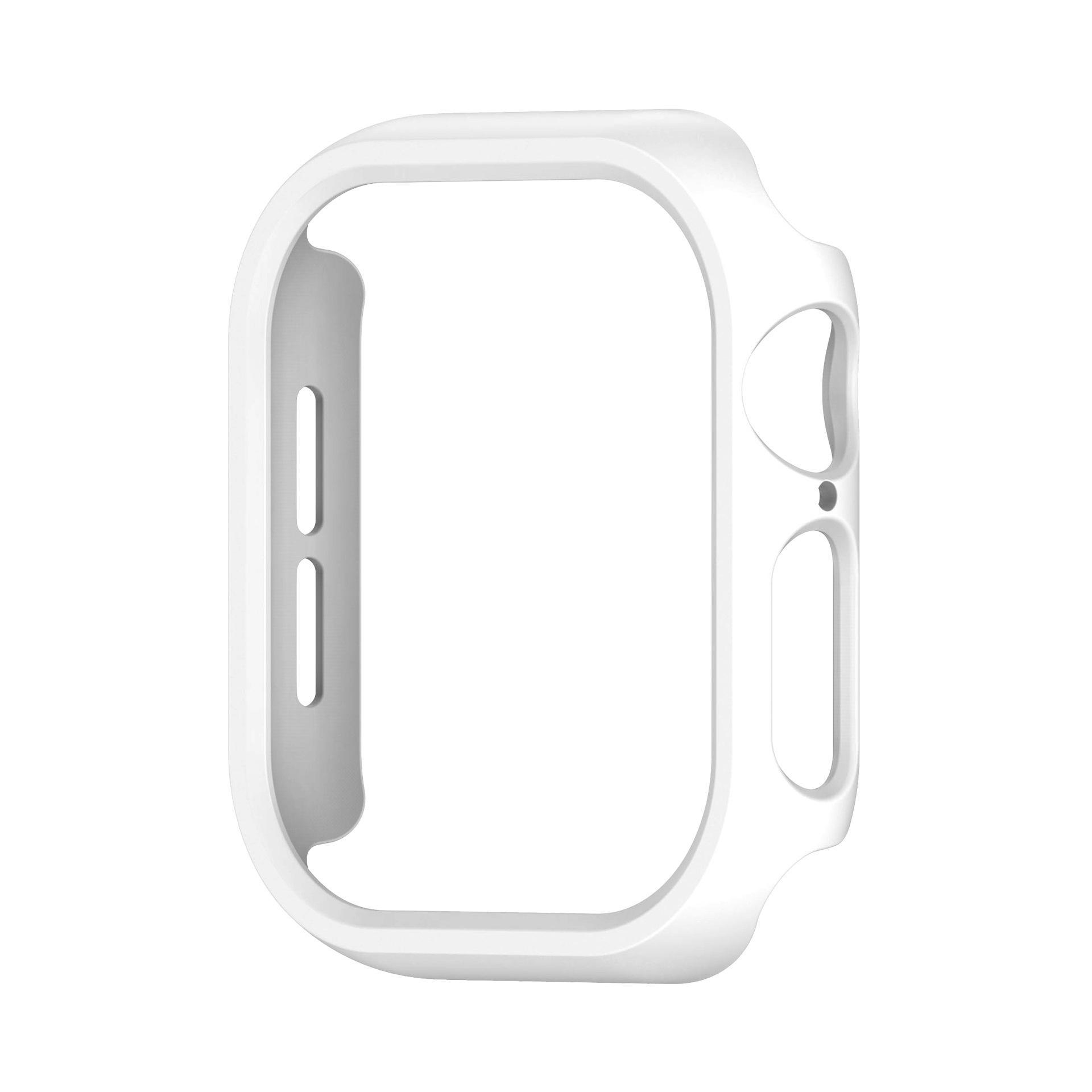 

Захисний чохол із матовою порожнистою оболонкою для Apple Watch 8/9/10 40MM білий