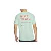 Nike Dri-FIT Trail Letter Logo Print Running Casual Breathable Crew Neck Short Sleeve T-Shirt Men Tops Mint-Green CT3858-391