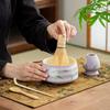 Hyakubontate Tea Ceremony Utensil Set with Matcha Whisk - 4-Piece Set with Chasen Holder, Chashaku, and Chasaju (Tea Spoon) - The Perfect Setup for