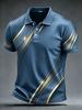 Men's 3D Print Golf Polo Shirt Short Sleeve Micro Elastic Polyester Outdoor Casual Summer Streetwear Daily Wear