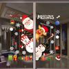 Christmas Wall Window Stickers Marry Christmas Decoration For Home 2025 Christmas Ornaments Xmas Navidad Gift New Year 2025