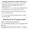 Jasmine Low Temperature Massage Essential Oil Candle Heating Full Body Back SPA Flirtation Romantic home decor valentines