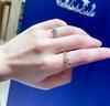 New Trend High Quality Anniversary Hot Sale European Famous Brand Pure Luxury Jewelry Rings For Women Water Drop Rose Gold