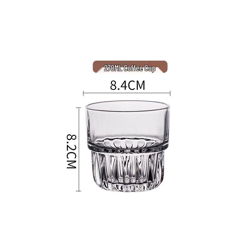 MDNG Stackable Glass Cup Set