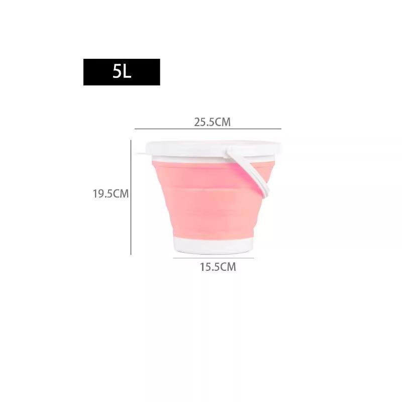 TikTok Trend: Portable Foldable Bucket for Travel & Outdoor Use