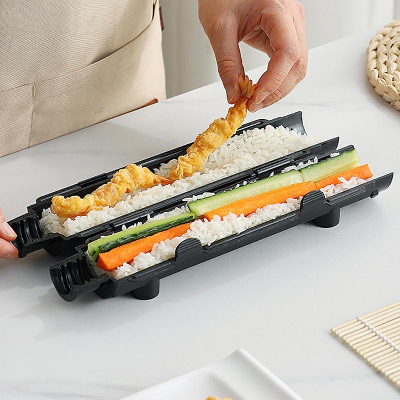1PCS Sushi Tools,Sushi Kit with Bamboo Sushi Rolling Mat for Beginner,Home DIY Sushi Making Mold Set for Vegetable Meat Roll