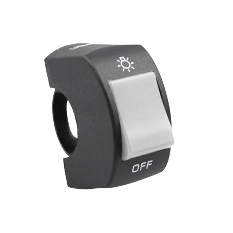 Universal Motorcycle Push Button Switch 12V ON/OFF Button Connector Handlebar Switches for Electronic Bike Scooter Motorbike