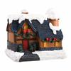 Brightness LED Light Up Mini Village House Scene Christmas Decorresin Christmas House Xmas Ornament