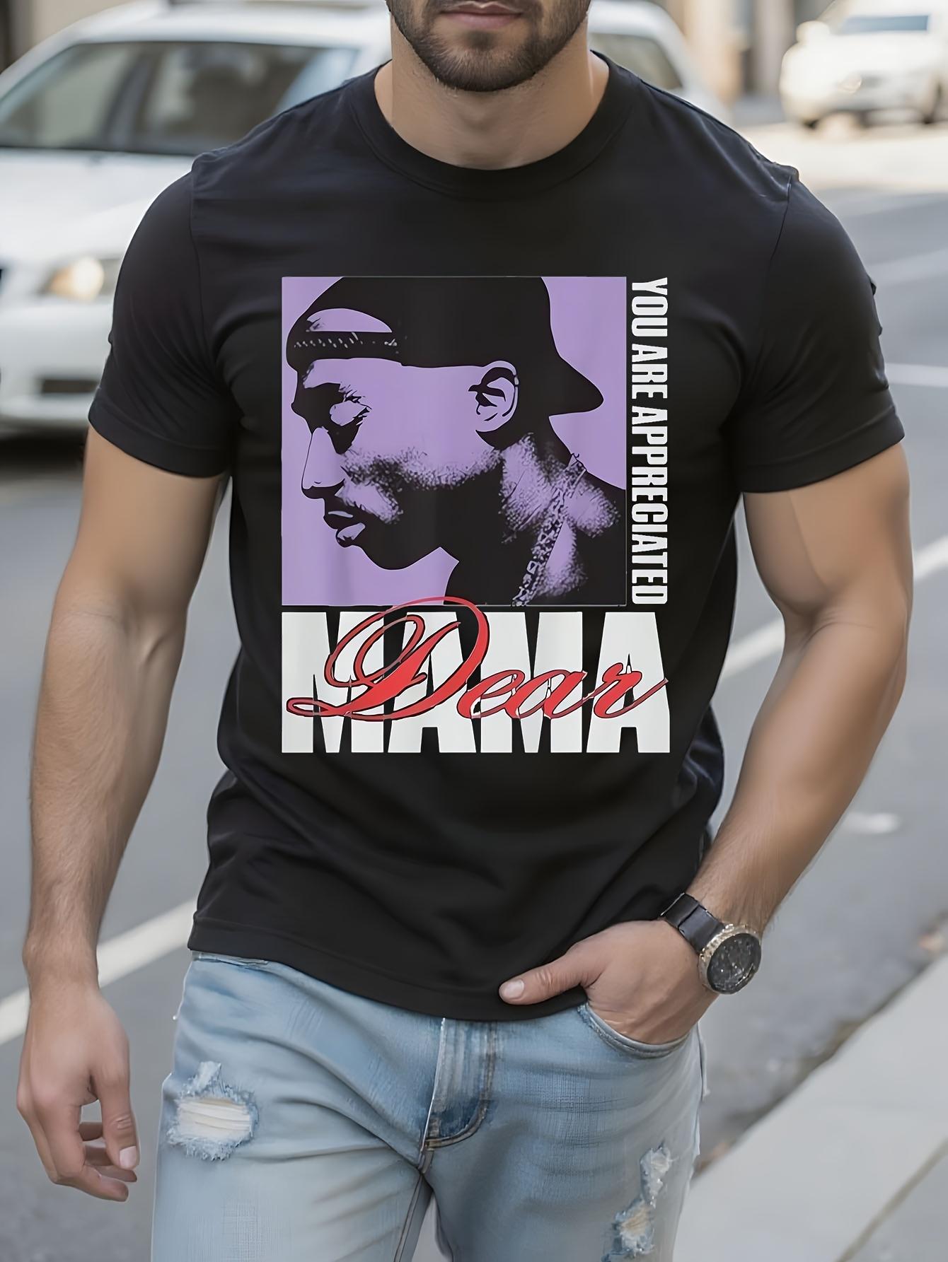 Classic Casual Official Tupac Dear Mama Appreciated Tshir... S