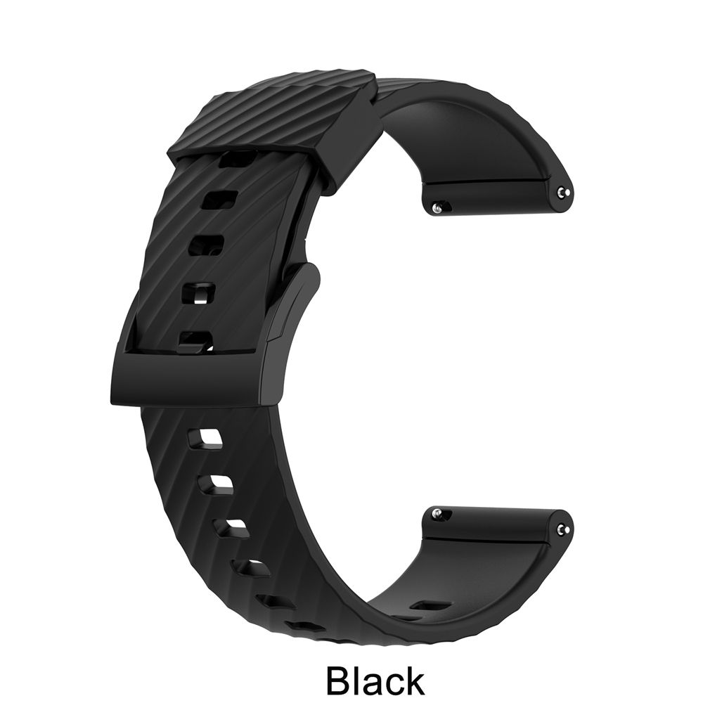 

Soft Silicone Sports Bracelet Wristband Band Watch Strap Black