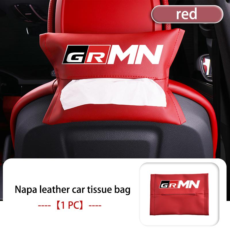 

For Toyota Car Tissue Bag Seat Back Hanging Sun Visor Armrest Paper Towel Box GR MN Crown RAV4 Yaris Land Cruiser Corolla Prius