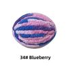 Handmade DIY Rainbow Adient Yarn Scarf  Tail Line Finger Knitting Cozy  Nest  Cuion Thi Ice Strip Yarn