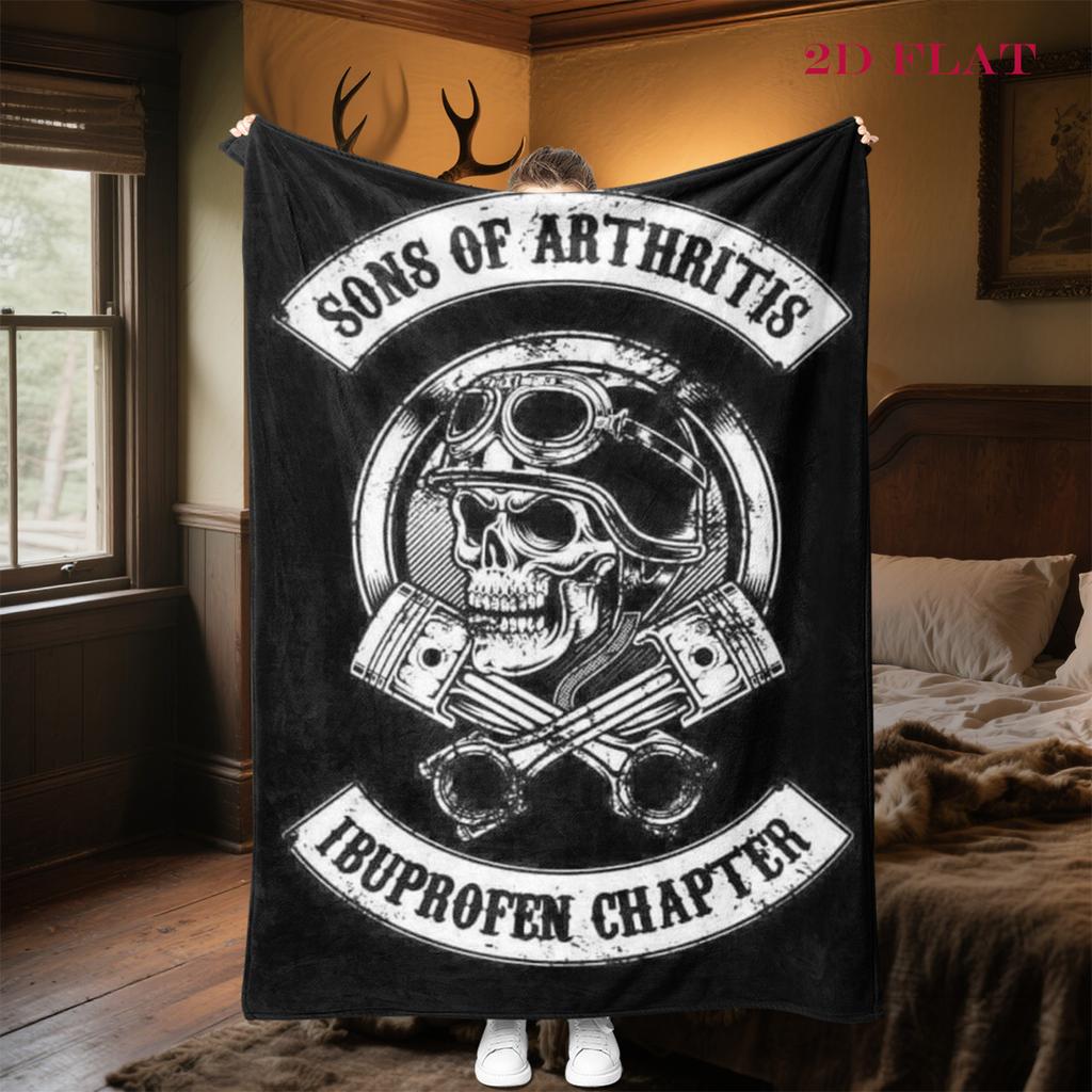 Custom Motorcycles: Built Not Bought blanket blanket sofa blanket sheet Digital printing Outdoor plush blanket