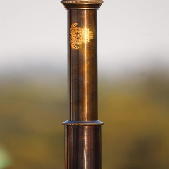 72.39 Cm Brass Telescope, Stunning Desk Decor, Gift, Custom Engraved Gift, Exquisite Handcrafted Décor for Home