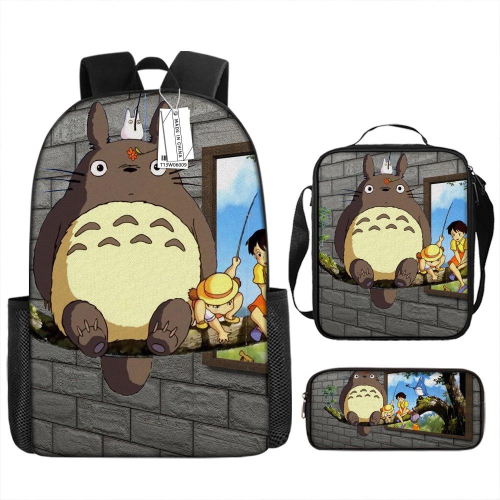 My Neighbor Chinchilla, Surrounding Animation Backpack Backpack European and American Retro Schoolbag