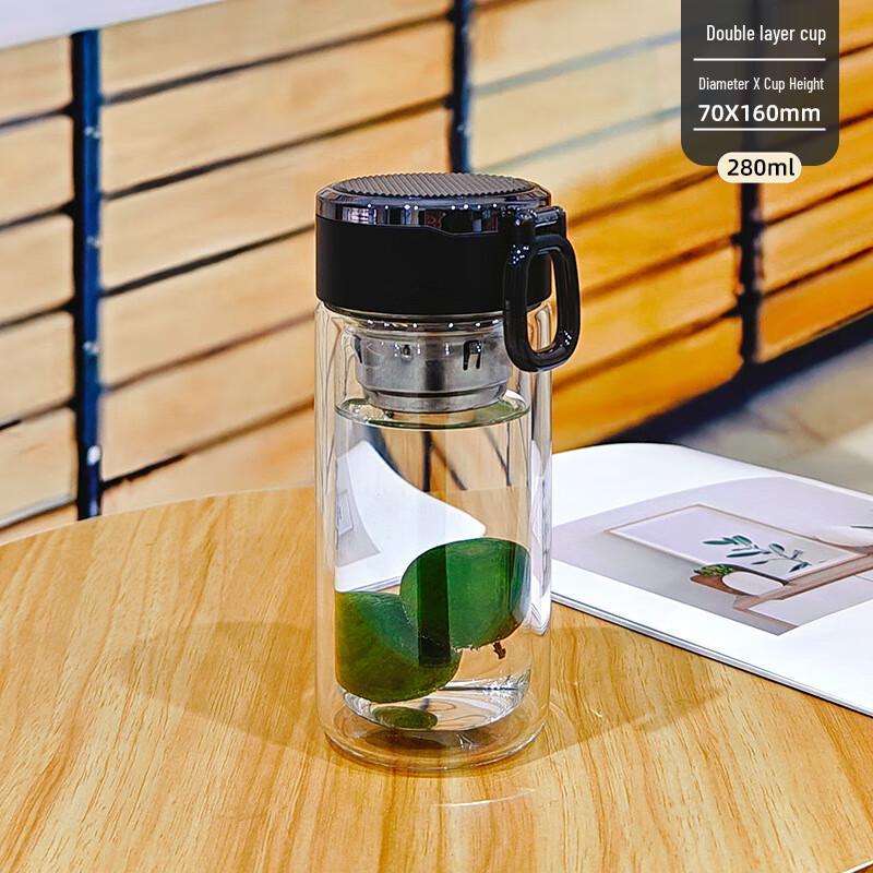 Changqi Double-Layer Glass Mug