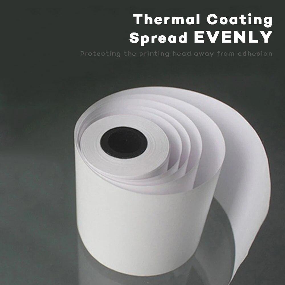3Rolls 56*30mm Papel Térmico Adesivo Imprimível Compatível com Câmera de Impressão Instantânea Infantil Impressora Fotográfica Térmica