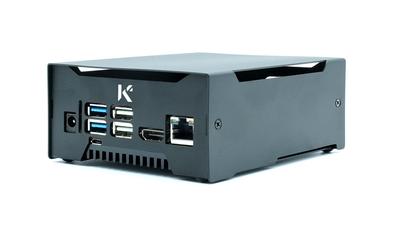 KKSB Cases Odroid M1 Case, Sandblasted Aluminum, Black Anodized Finish