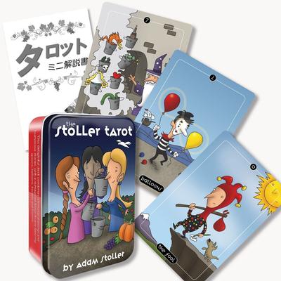 In a The Stoller Tarot In a Tin Tarot Reading Instructions In Japanese Included Genuine Tarot Cards 78 Cards Mini Size [Packed Tin]