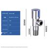 Shengbai 304 Stainless Steel Angle Valve (2-Pack)