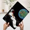 Astronaut Relaxing in Space Poster Customized Wall Art Vintage Metal Signs Retro Tin Plaque for Man Cave Living Room Decorations