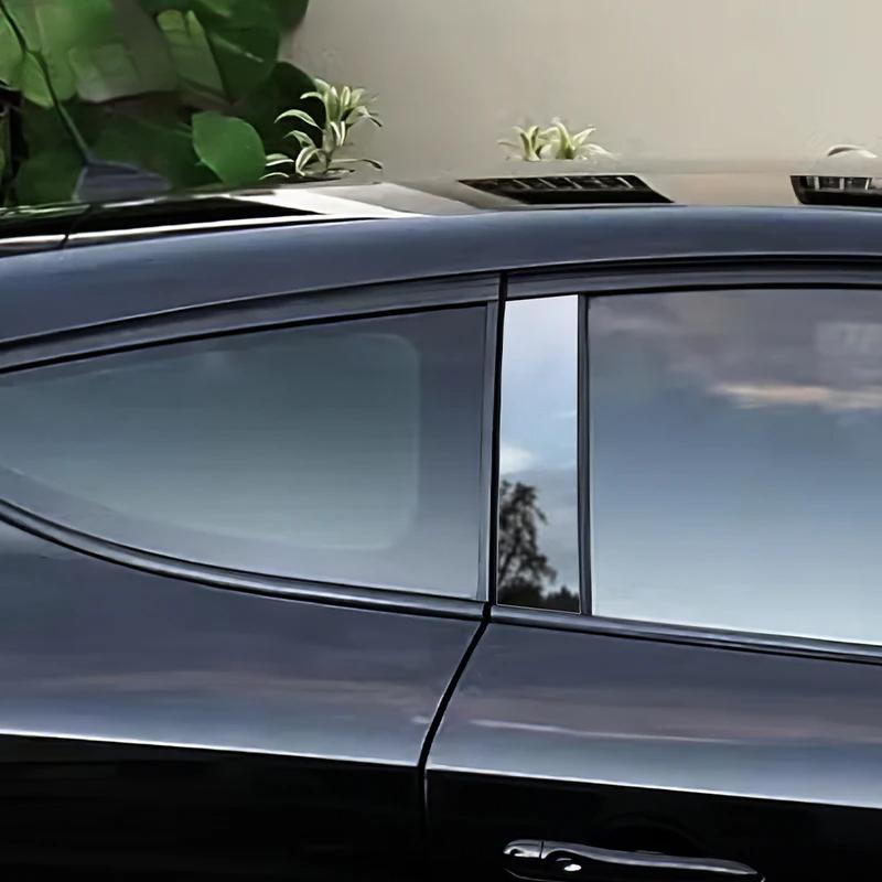 B Pillars Sticker For Renault Megane Hatchback 2009 2010 2011 2012 2013 2014 2015 Carbon Fiber Pattern Car Window Pillar Posts.