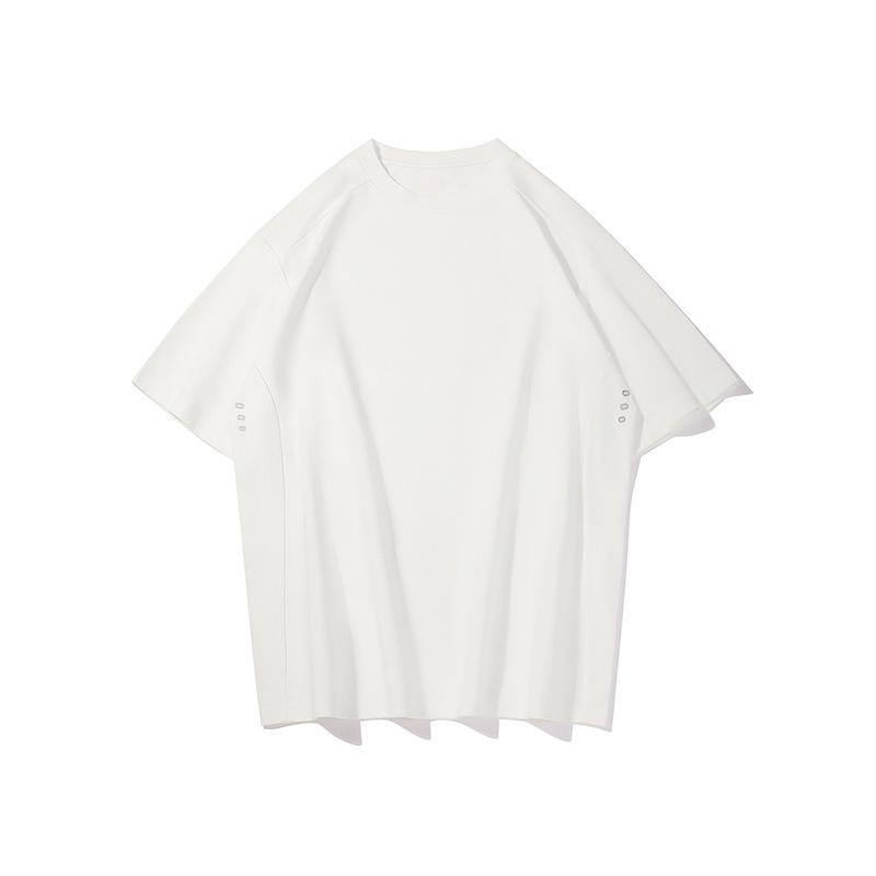 Outdoor Casual Style Round-Neck Short-Sleeve T-Shirt New Summer Arrival Minimalist Solid-Color Fashion Top
