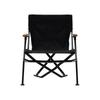 Snow Peak Low Chair Short Black LV-093-AZ Compact Deck Chair Relaxed Color Design