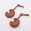 Car Keyring Croissant Keychain PU Leather Bag Pendant Multi-color PU Leather Hanger  Men
