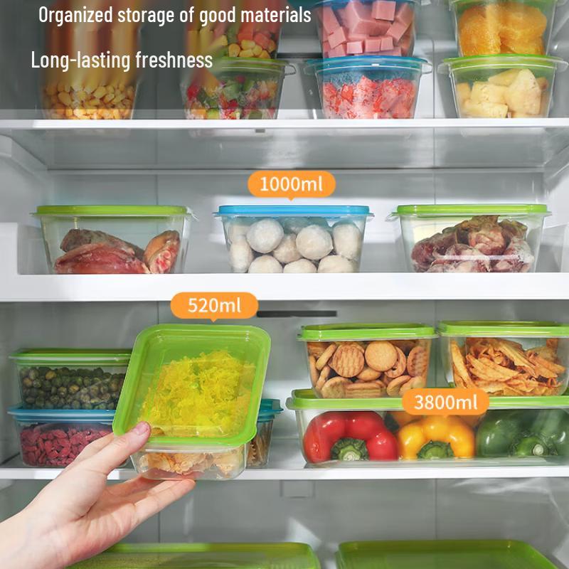 Meiliya HC073715 Square Microwaveable Food Storage Box 520ml