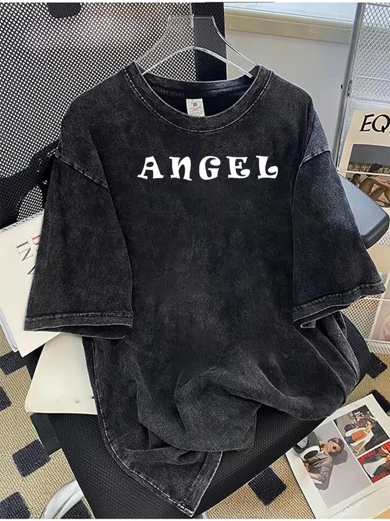 Vintage Washed T Shirt Men Women Classic Death Black Metal Rock Band Tshirts Unisex Streetwear  Women Clothing Y2k Clothes