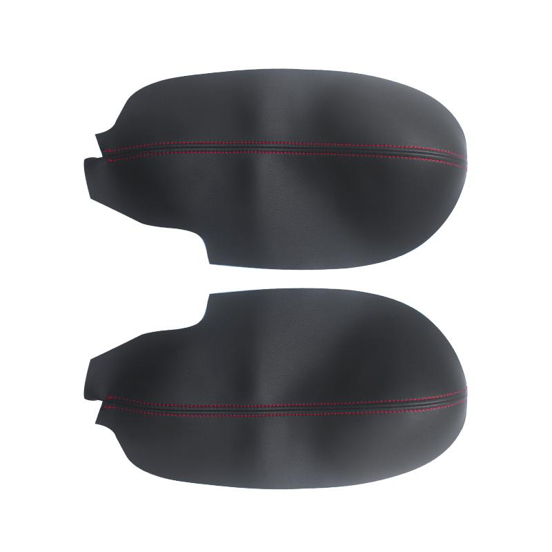 2pcs Microfiber Leather For Acura TSX 2009 2010 2011 2012 2013 2014 Car Interior Front Door Armrest Panel Cover Trim Accessories