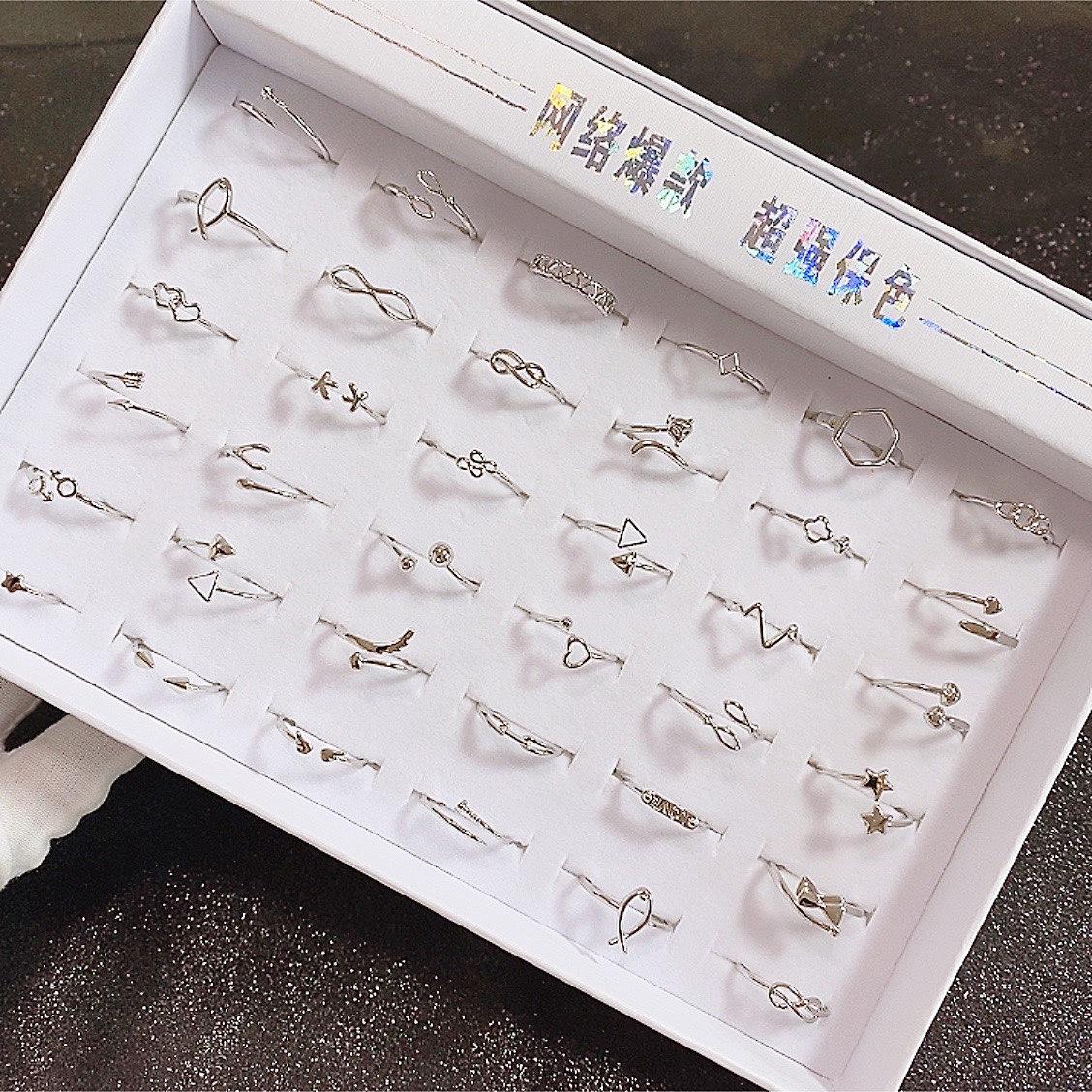 5 шт. кольцо со вставкой из циркона Модное изысканное кольцо для женщин — фото 8