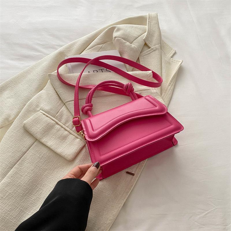 

Літо 2024, нова мода, корейська версія, сумка через плече, проста жіноча сумка в іноземному стилі, проста жіноча сумка в стилі ретро троянди рожеві кольору