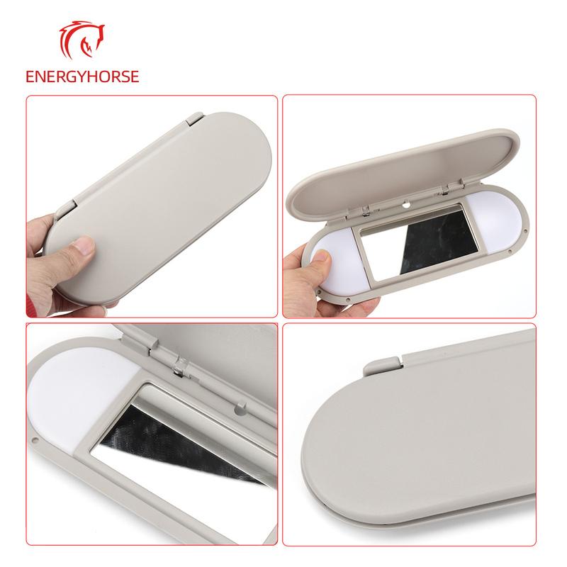 Protetor Solar de Teto de Carro Visor Solar Espelho de Maquilhagem Tampa de Vidro Luz Lâmpada Tampa de Cobertura Para BMW Mini F54 F55 F56 F60 2015-2020