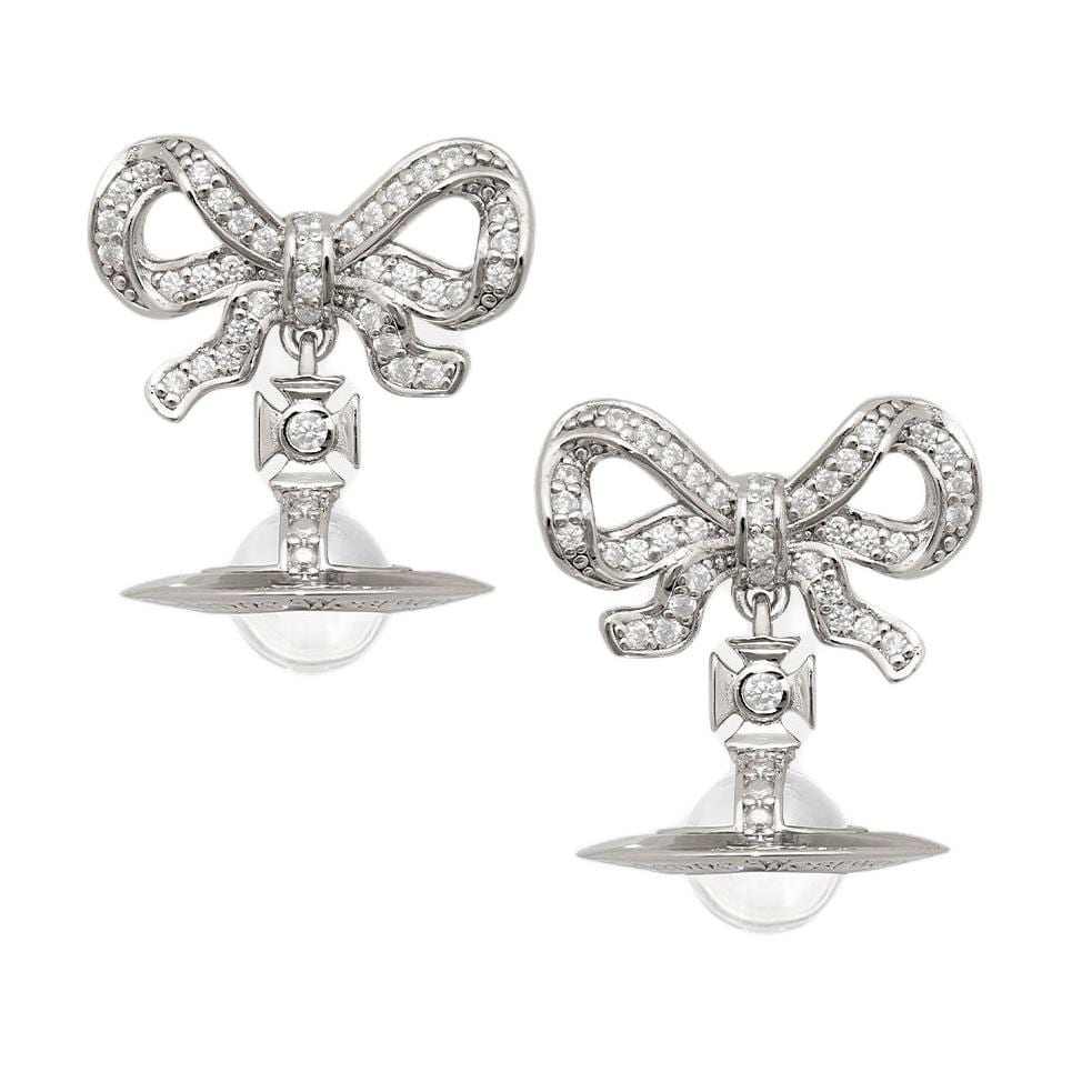 Vivienne Westwood Earrings Women's Silver/Transparent 6202014H-01P346