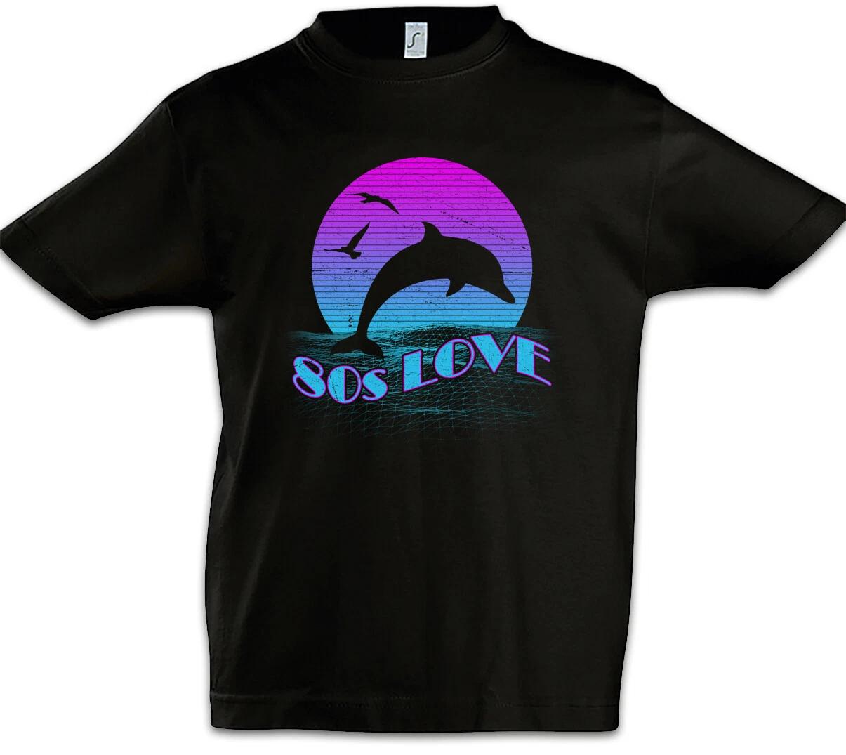 

80s Love Kids Boys kids boys T-Shirt Audio Synthesizer Sound Wave Electro DJ MC Fun 120
