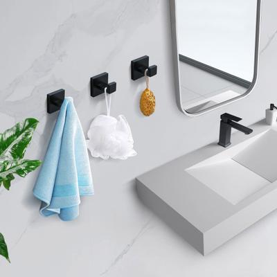 2/4Pcs Towel Hooks Rustproof Strong Load-bearing Simple Installation Heavy-Duty Wall Mounted Shower Hooks Robe Towel Hangers