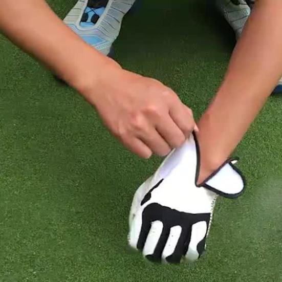 PGM Guanti da Golf Antiscivolo Traspiranti Forniture da Golf Mano Sinistra Vestibilità Affidabile Guanto da Golf a Compressione per Esterno