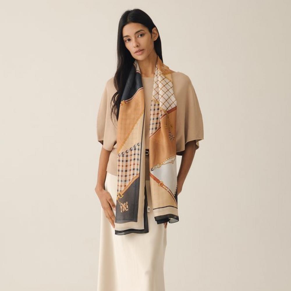 Daks Silk Scarf Fkn018