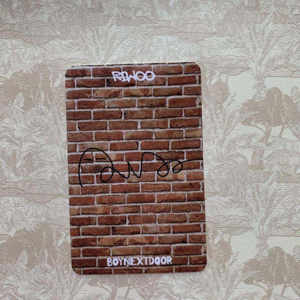 [USED] BOYNEXTDOOR Rakidro Why Weverse Liu Trading Card