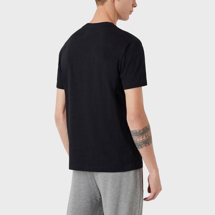 Emporio Armani Logo Printed Crewneck T Shirt 8N1TN5-1JPZZ-0021