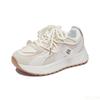 New Spring Casual Comfortable Sneakers Simple Thick Soled Height Increasing Shoes Fashionable Versatile Women's Shoes