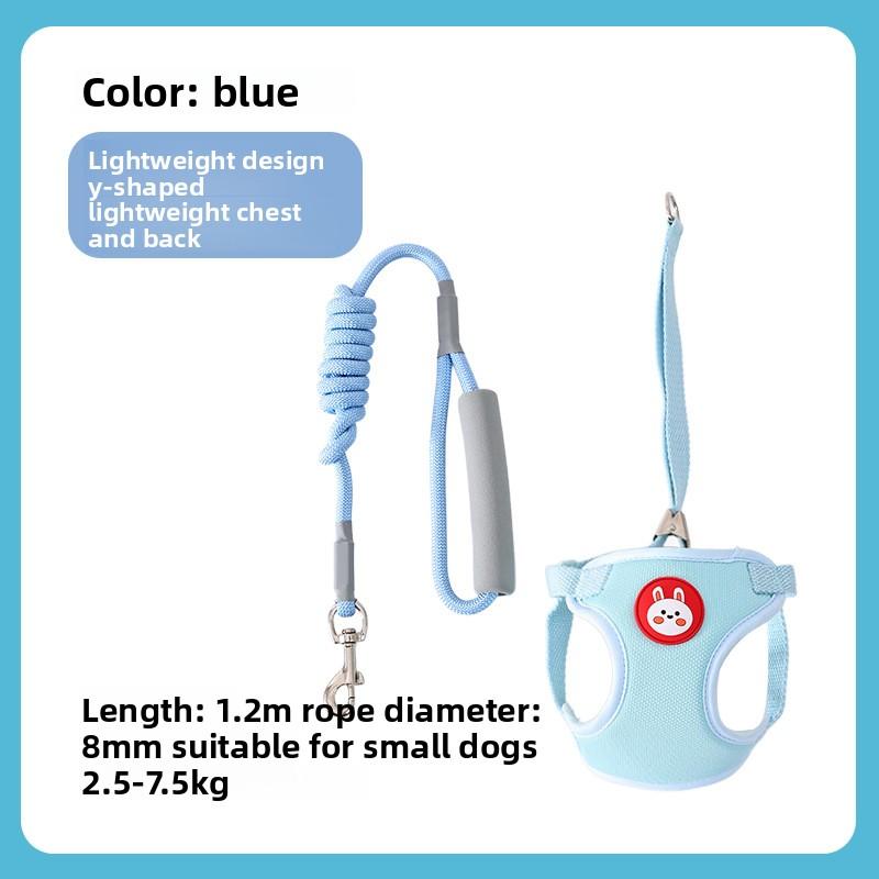 Neue Haustier Brust- und Schultergurte, Wildlederfell Katzen- und Hundegurte, Atmungsaktive Kaninchen-Spazierleine, Hundeleine