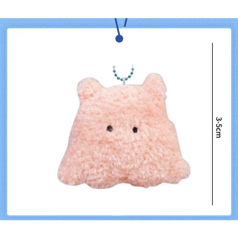 Round Eyes Aquarium Mascotspecies Shark Whale Manta Otter Fluffy Soft Stuffed Plush Toy Ball Chain,Shark Crab Figurine Sea Creature